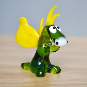 Glasdrache Figur Tiere Glasdrache Miniatur Kunst Glasdrache Spielzeug Murano Drachen Sammlerfigur Glasskulpturen Geschenke