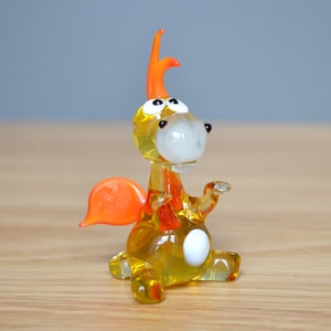 Glas-Drachenfigur Geblasene Drachenfigur Großer Drachen-Skulptur Glas-Tiere-Drachen-Sammler Murano-Drachen-Geschenke Verzierungen