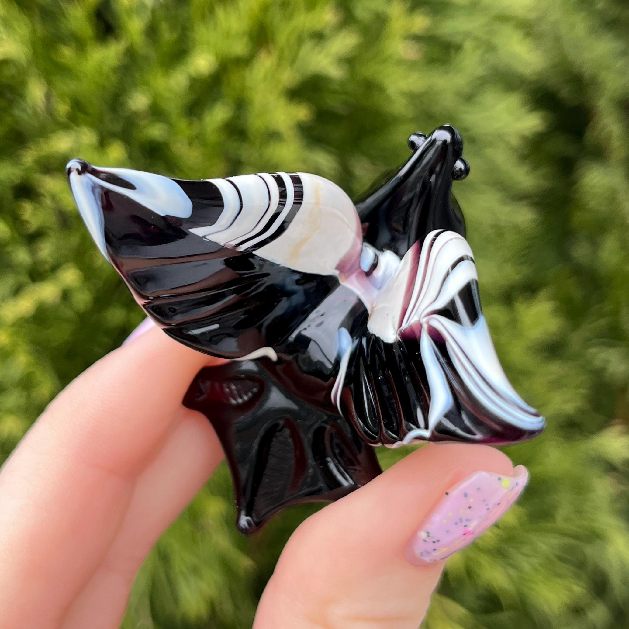 手吹きガラスの鳩の置物：ムラーノスタイルの鳥の彫刻 - Etsy 日本