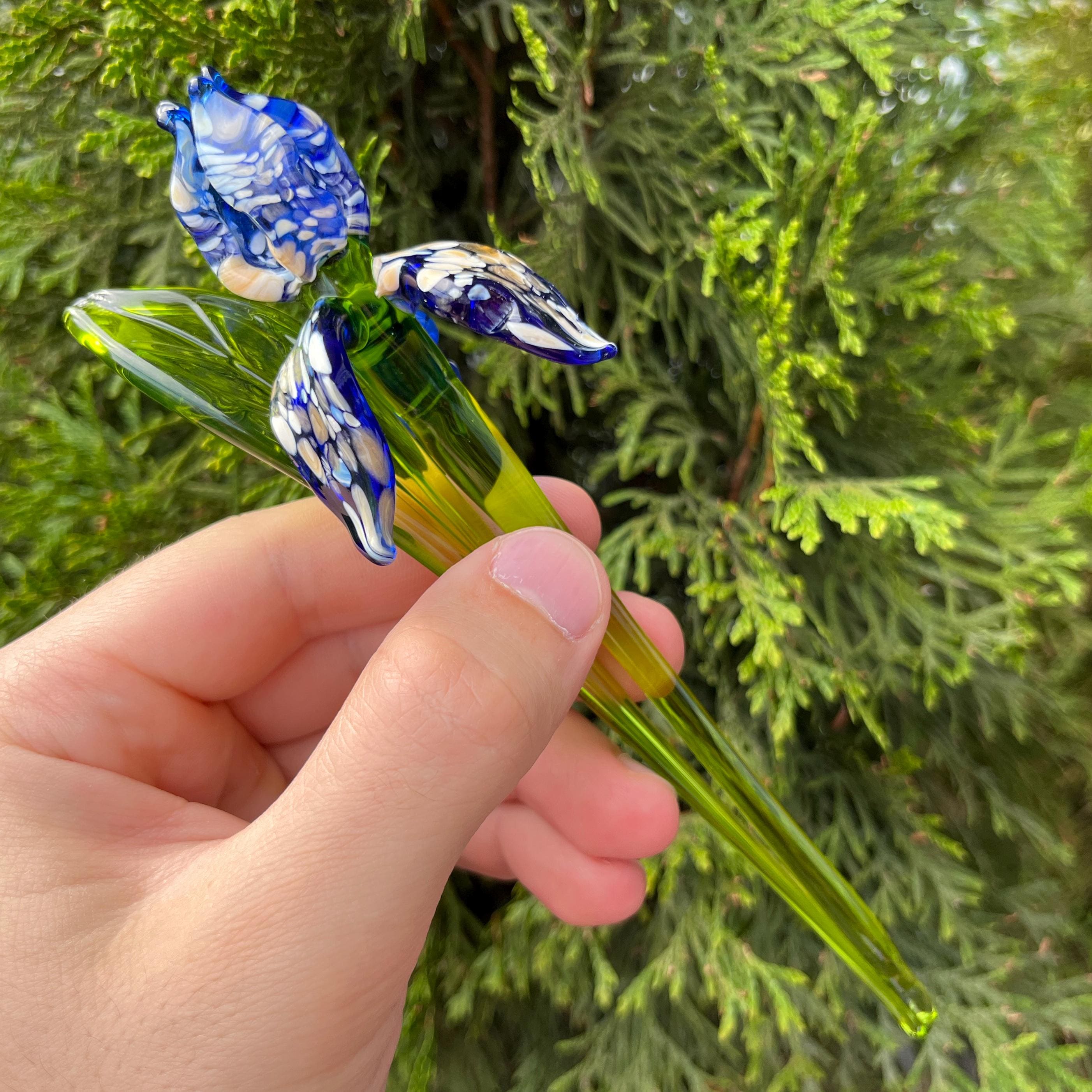 MURANO ムラノ 金彩 コバルトブルー 花器 MURANO ムラノ 金彩 コバルトブルー 花器