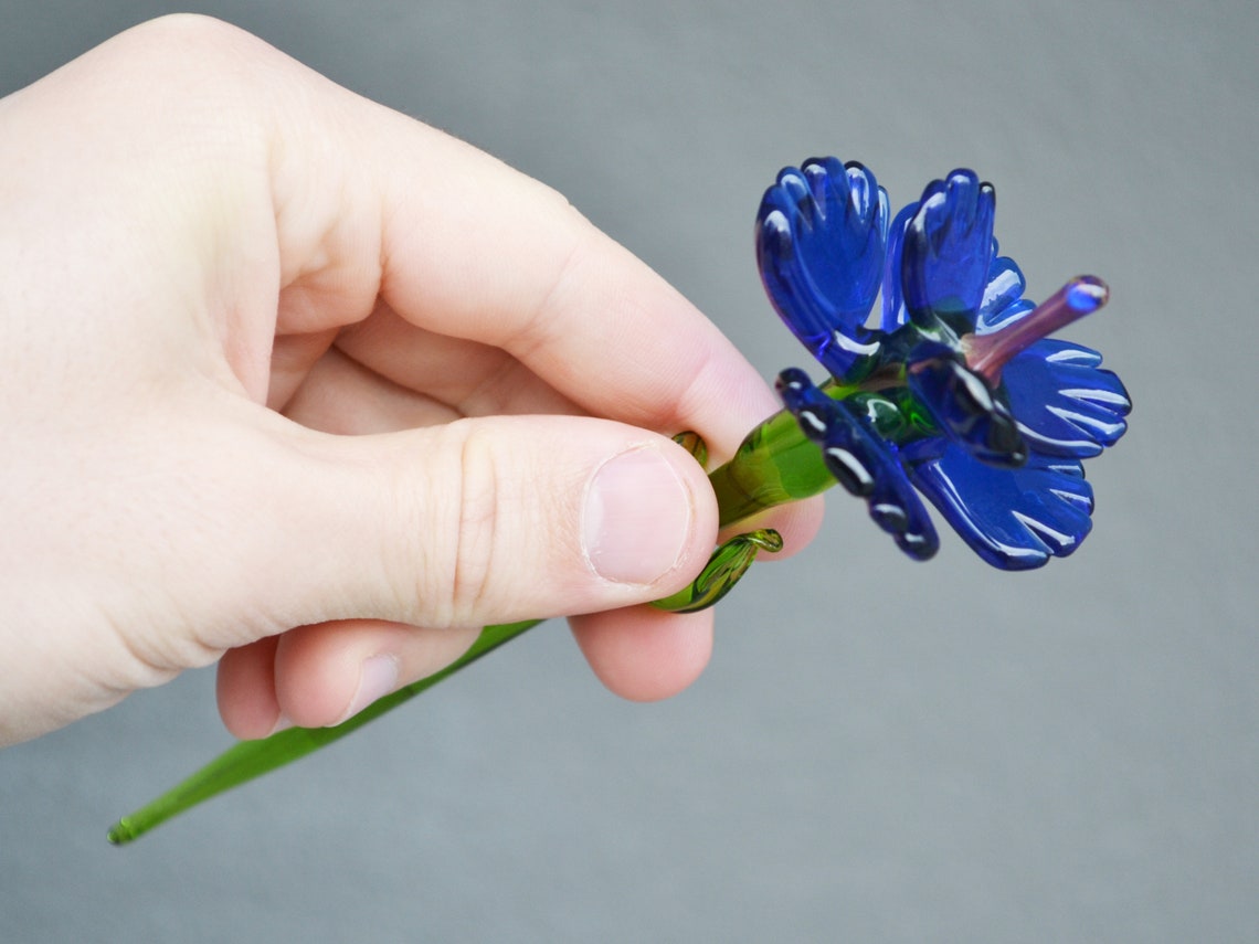 Glass Flowers Wall Decor Flower Arrangements Art Decoration Etsy