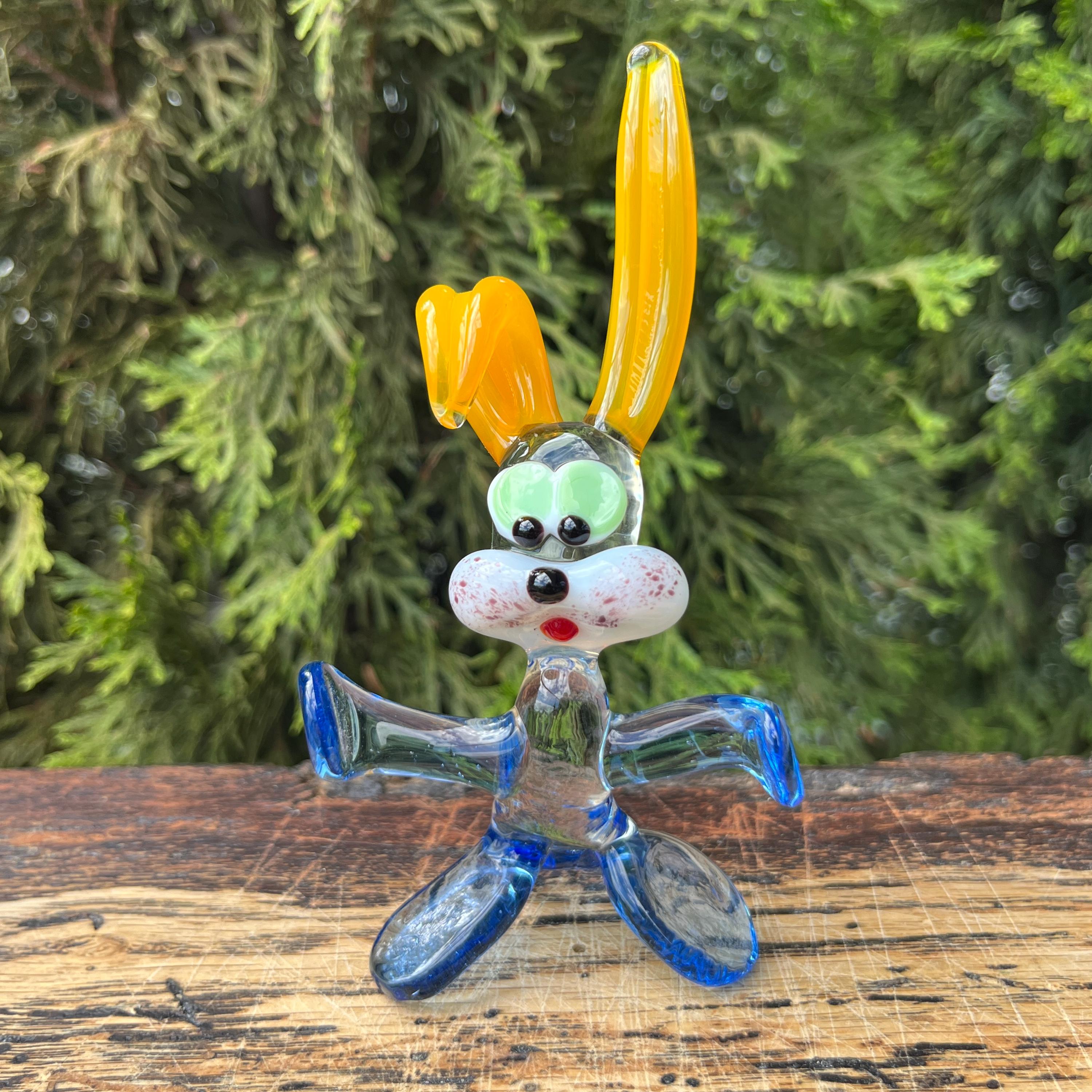 特価ムラーノガラス Murano Glass イタリア ガラス細工 うさぎ 置物