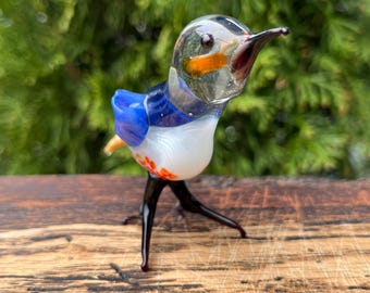 *ムラーノガラス製青い白鳥の置物稀少価値マルチバブル製法 ムラーノガラス製青い白鳥の置物稀少価値マルチバブル製法 ムラーノ