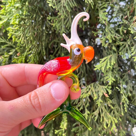 ガラス製 オウム Yahoo!オークション - 「オウム」ガラス (工芸品) の