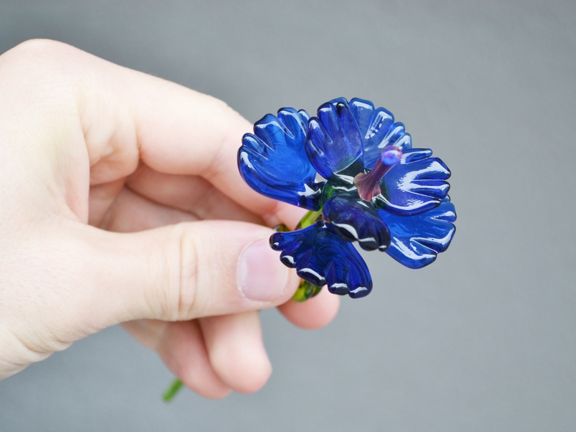 Glass Flowers Wall Decor Flower Arrangements Art Decoration Etsy