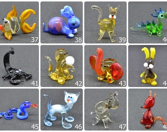 Small Glass Animals Figurine Tiny Little Glass Dollhouse Hong Kong | Small Glass Animals Figurine Tiny Little Glass Dollhouse Hong Kong |
