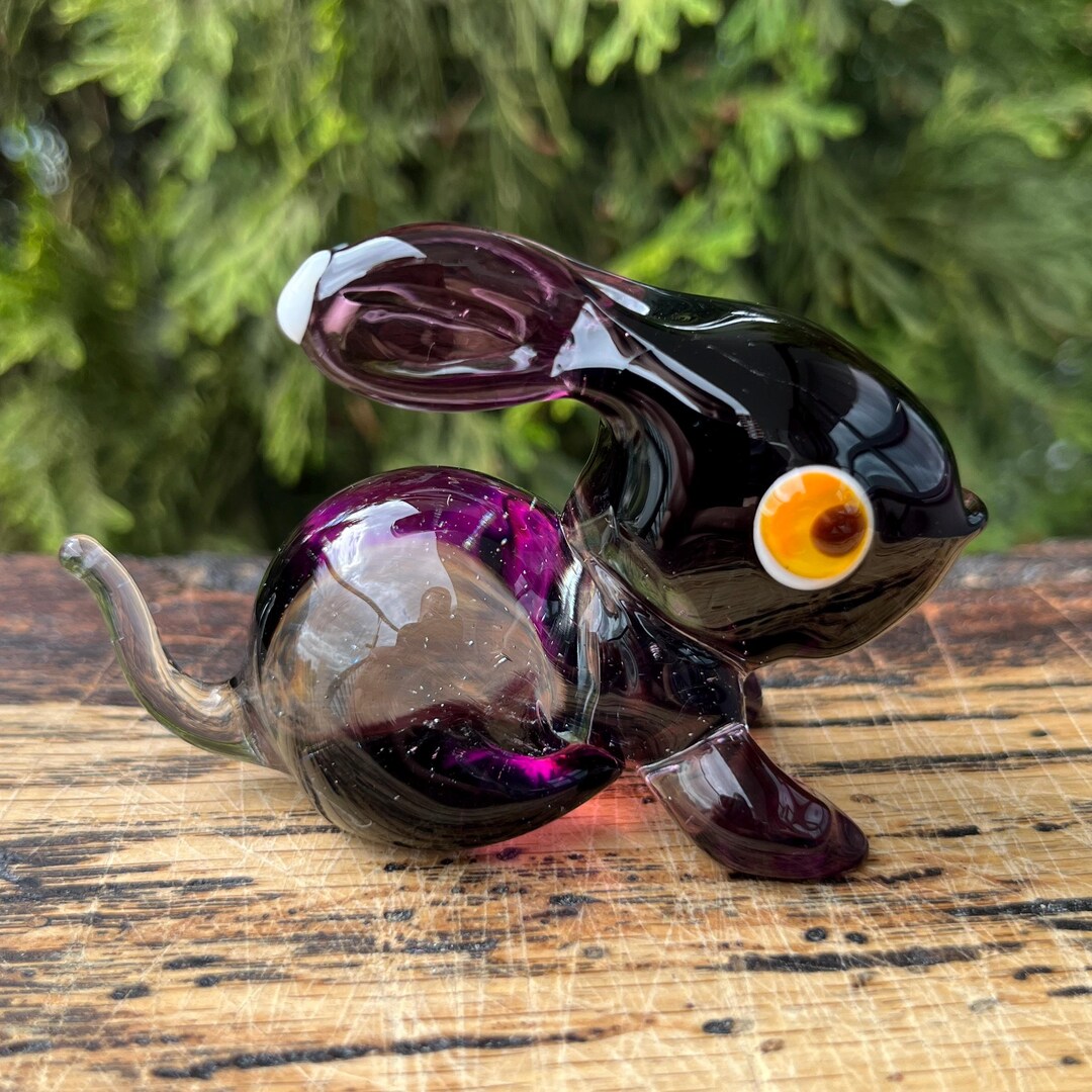 ムラーノガラス うさぎの置物 ヴェネチア美術館 ムラーノガラス うさぎ