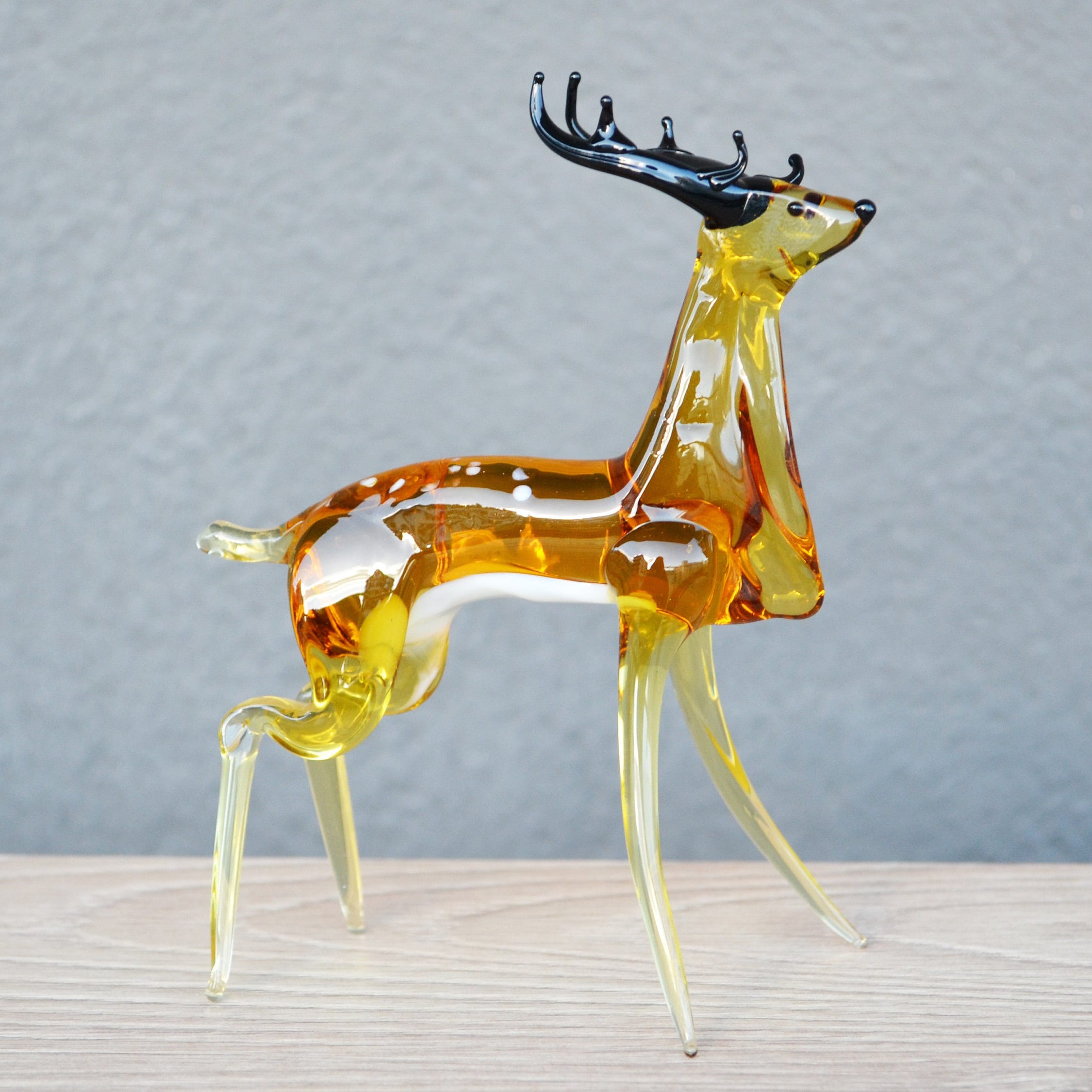 Figurines de cerf pour gâteau - Décoration de fête de bureau avec des  animaux des bois - Statue