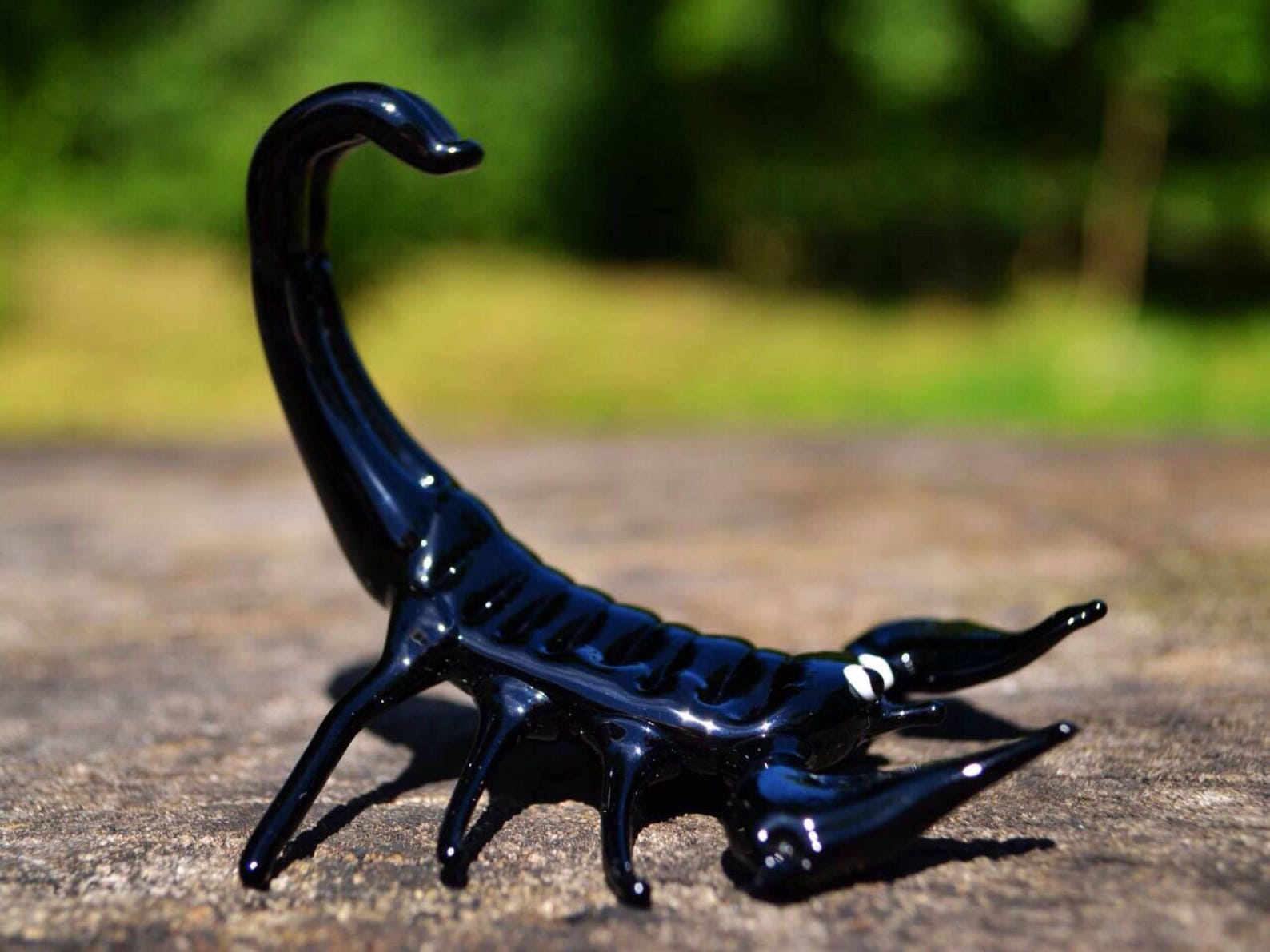 Glass Scorpion Figurine Scorpion In Glass Hand Blown Glass Etsy