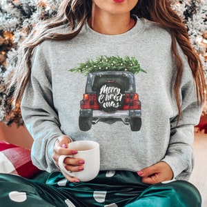 Merry Christmas 4x4 Vehicle Sweatshirt