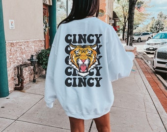 Cincy Retro Bengal Tiger Sweatshirt 