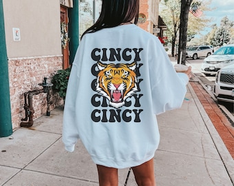 Cincy Retro Bengal Tiger Sweatshirt