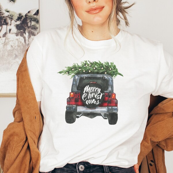 Merry Christmas 4x4 Vehicle T-Shirt