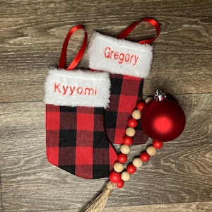 Christmas| Christmas stocking| Personalized Christmas stockings |Gifts for her| mini| Family stocking stuffer gift | Housewarming