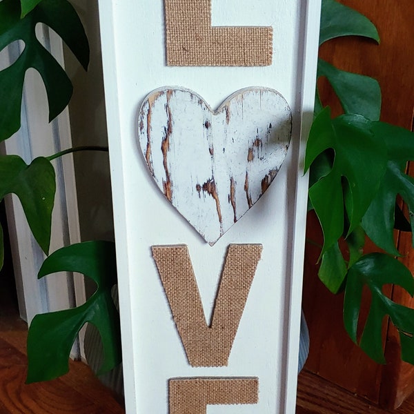 LOVE Wooden Sign