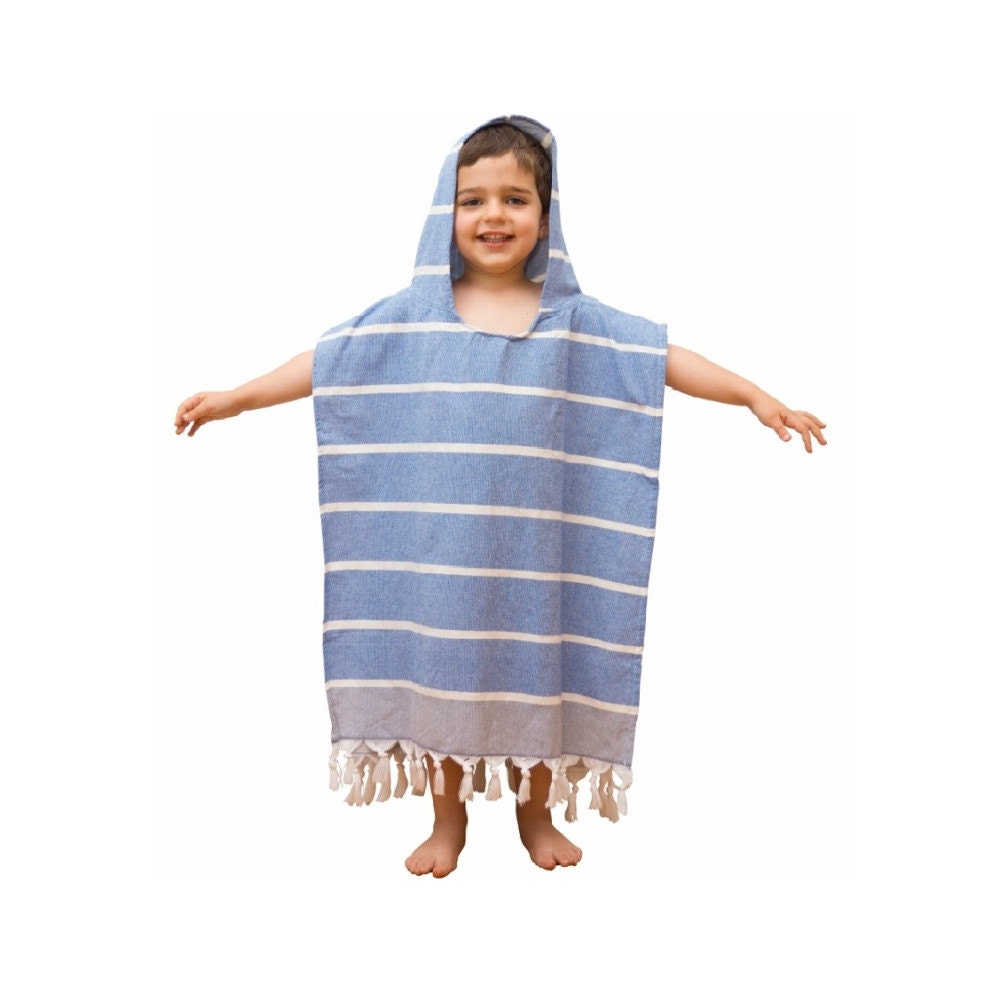 Surfing baskuwish Kids Hooded Towel Poncho |with Pockets Boys and Girls Hooded Towelling Poncho,Swimming Beach Bathing 
