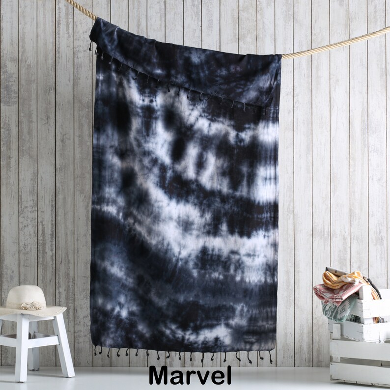 Summer Fashion Tie Dye Beach Towel Turkish Towels Etsy