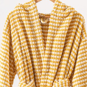 Pompom Bubble Texture Bathrobe Handloom Turkish Cotton Resort Heavy ...