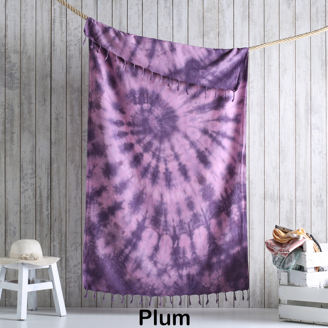 Valentines Day Gifts Tie - Dye Turkish Peshtemal, Beach Towel, Mandala ...