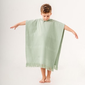 Kinderhandtuch türkisches Handtuch Kinderponcho Kapuzenponcho, Pestemal, Strandbekleidung Bad Dusche Babybekleidung Geschenk