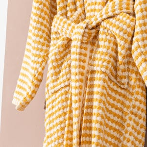 Pompom Bubble Texture Bathrobe Handloom Turkish Cotton Resort Heavy ...