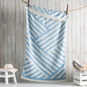 Turkish Beach Towels Quick-Dry Oversized Sand Free Peshtemal Fouta Beach Gifts Marine Light Weight Throw Cover Blanket
