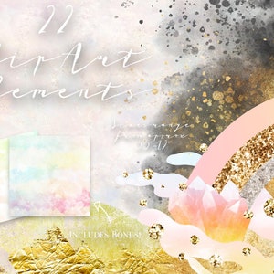 Boho Desert Clipart: Bohemian Southwest Wanderlust Tribal Graphics, Moon & Star PNG (Digital Download) image 4