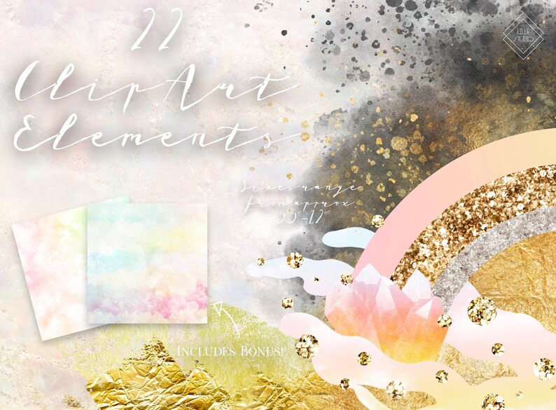 Boho Desert Clipart: Bohemian Southwest Wanderlust Tribal Graphics, Moon & Star PNG (Digital Download) image 4