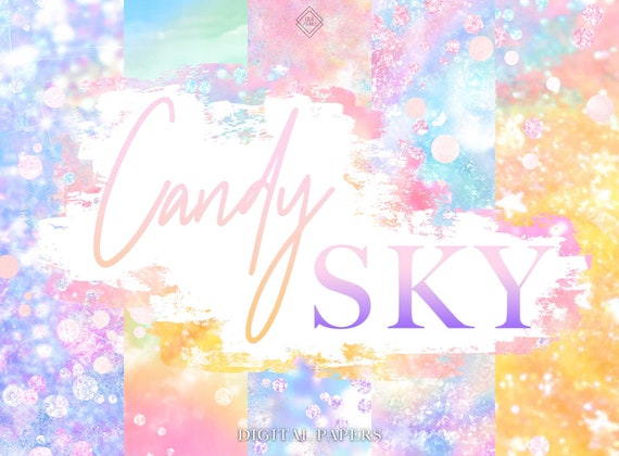 Background Galaxy Pastel Glitter Rainbow Unicorn