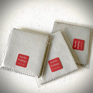 Jewelry polishing cloth, 5 or 10 pieces, silver and gold polish, grey polishing cloth, anti-tarnish cloth, jewelry cleaner, jewelry storage.