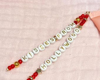 Kisses From Hollywood Lip Gloss Charm | Hollywood Studios Inspired Accessory | Disney Lip Gloss Charm | Red Carpet Disney Gift