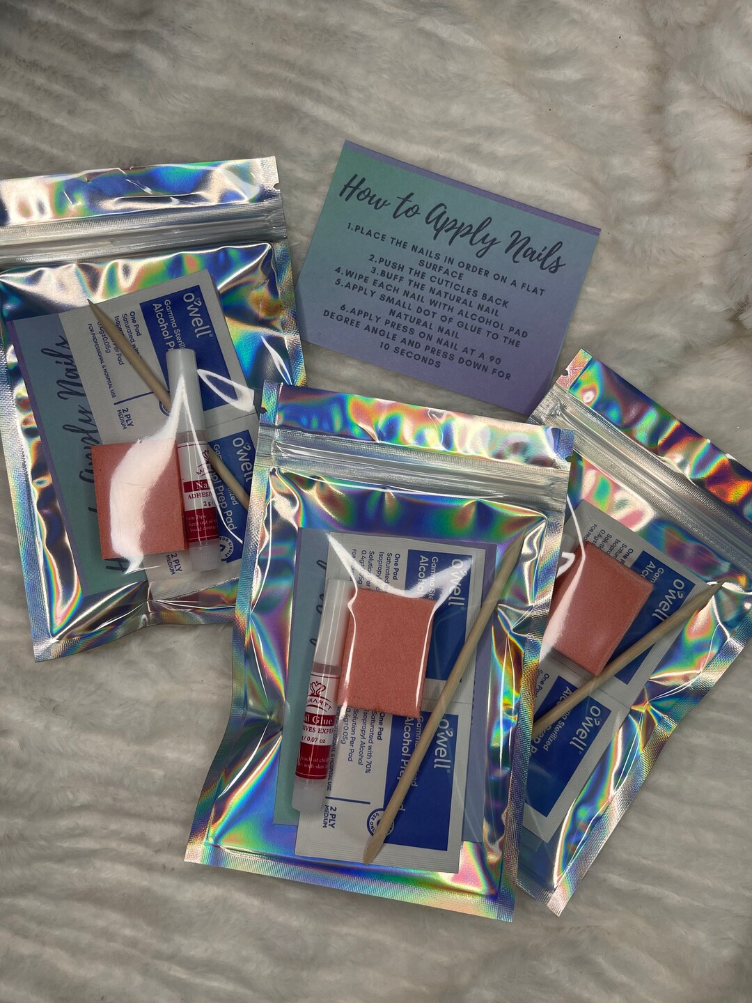 Press on Nail Prep Kit - Etsy