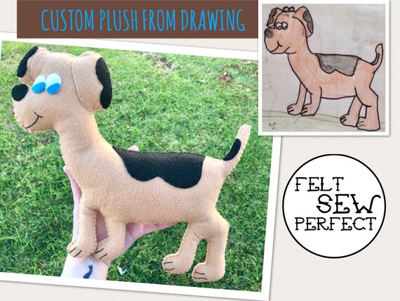 custom plush etsy