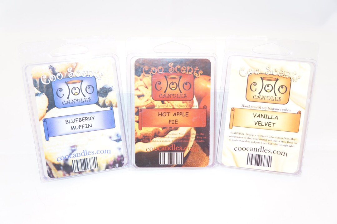 Coo Candles Bakery Scents 3 Pack Mix of Soy Wickless Candle Etsy