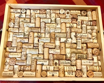 Wine Cork Serving Tray