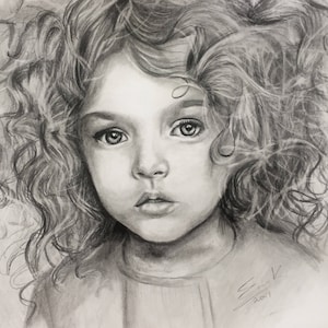 Custom pencil portrait, original sketch, professional drawing from photo, graphite drawing, realistic sketch, personalized gift, hand drawn