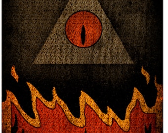 Gravity Falls banner, Bill Cipher