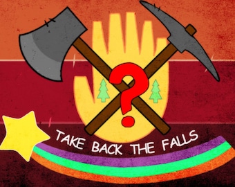 Gravity falls banner, Take Back The Falls