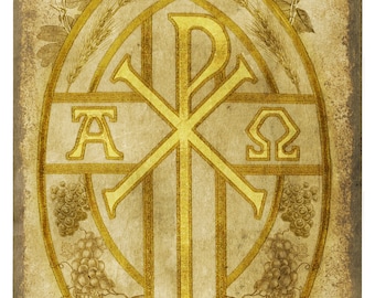 Chi Rho Christian Banner