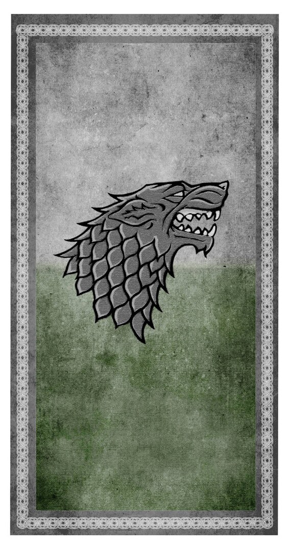 Stark Lifesize Banner Game Of Thrones Etsy