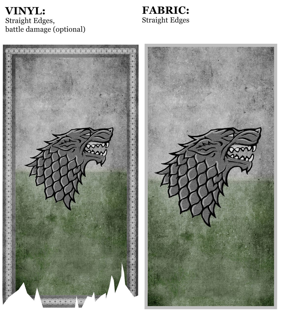 Stark Lifesize Banner Game of Thrones Etsy