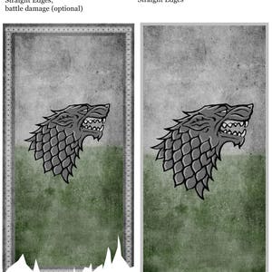 Stark Lifesize Banner, Game of Thrones - Etsy