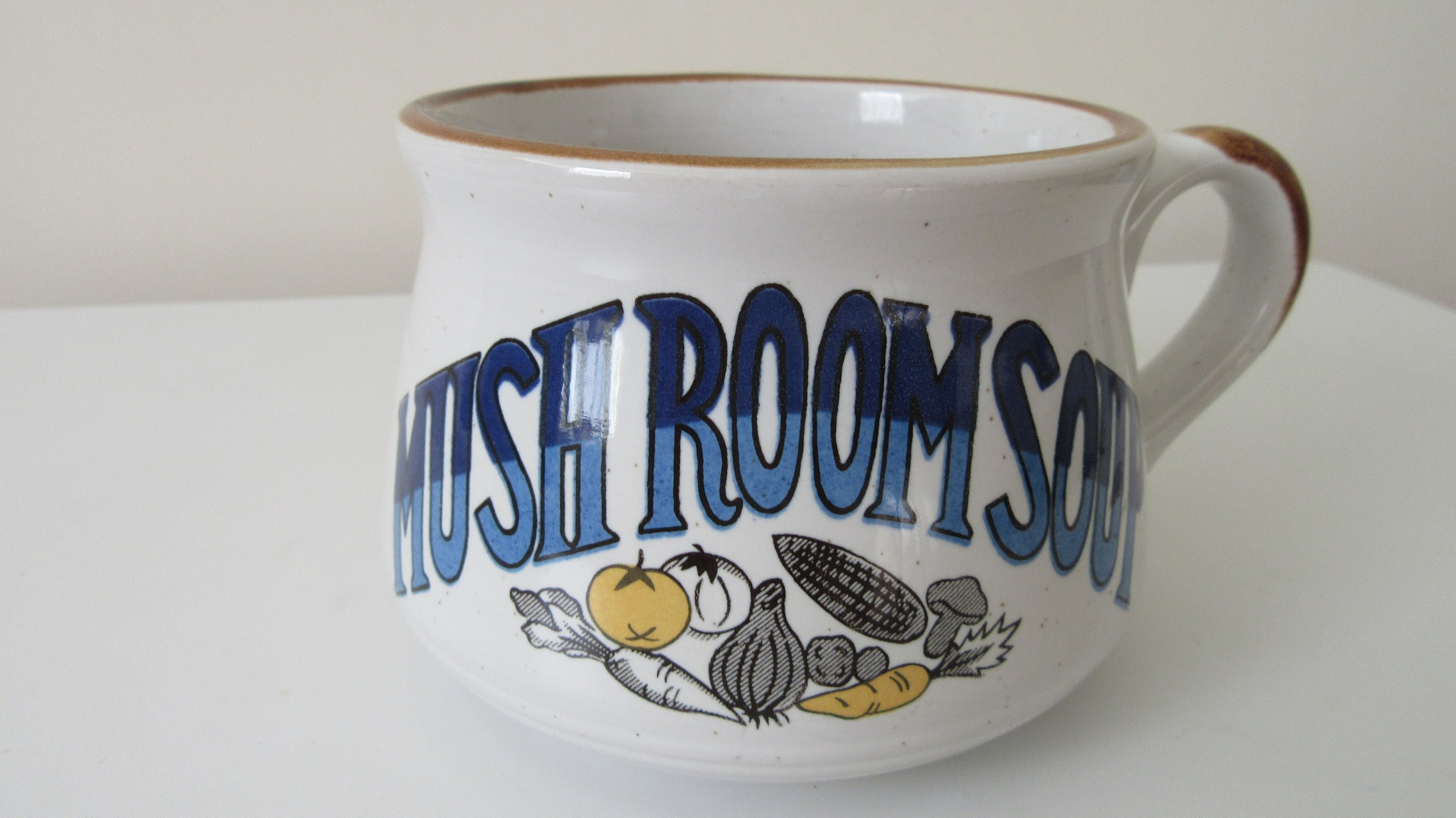 Retro Gift. Retro Soup Mugs. Vintage Gift. Vintage Soup Mugs. Etsy