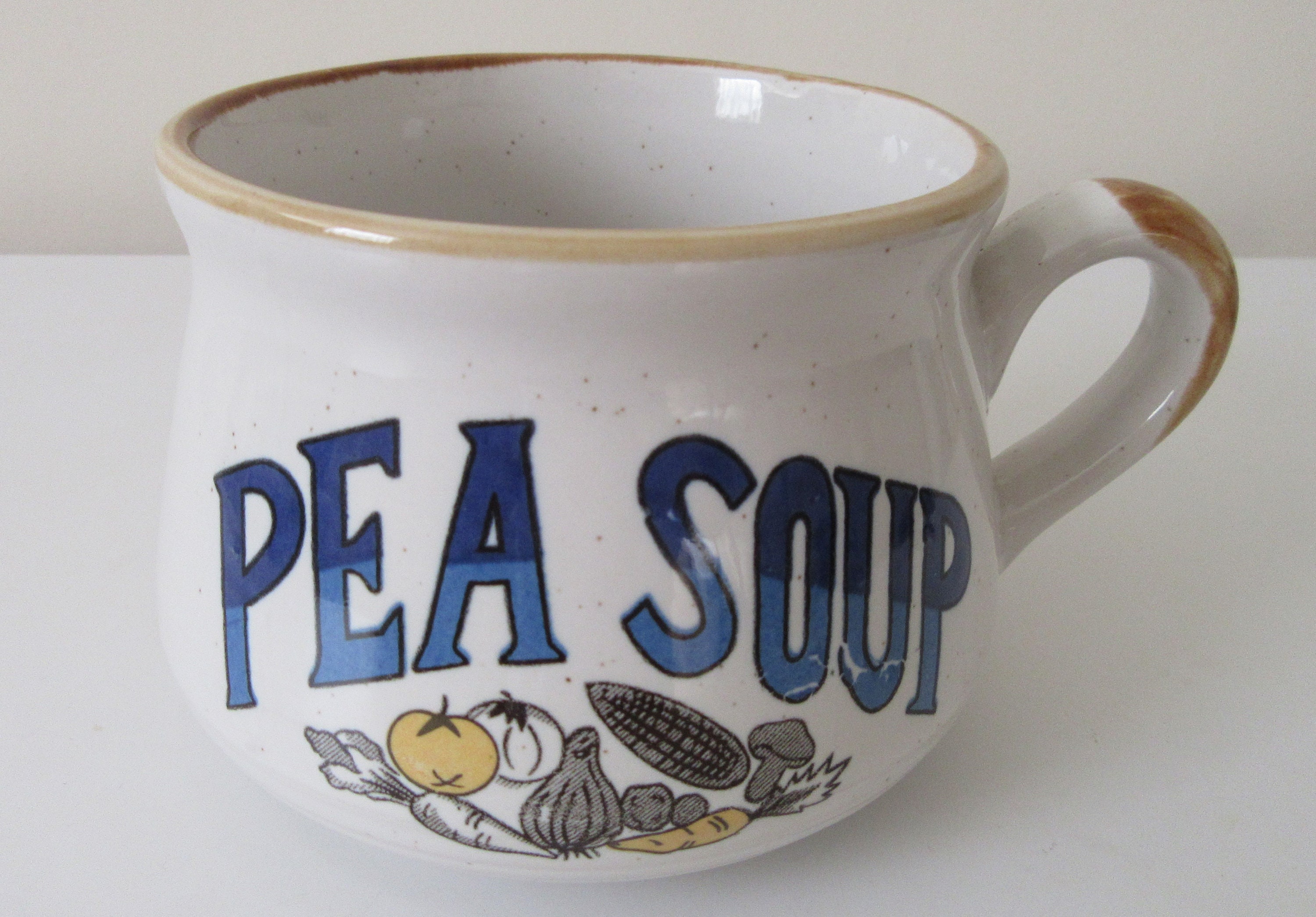 Retro Gift. Retro Soup Mugs. Vintage Gift. Vintage Soup Mugs. Etsy