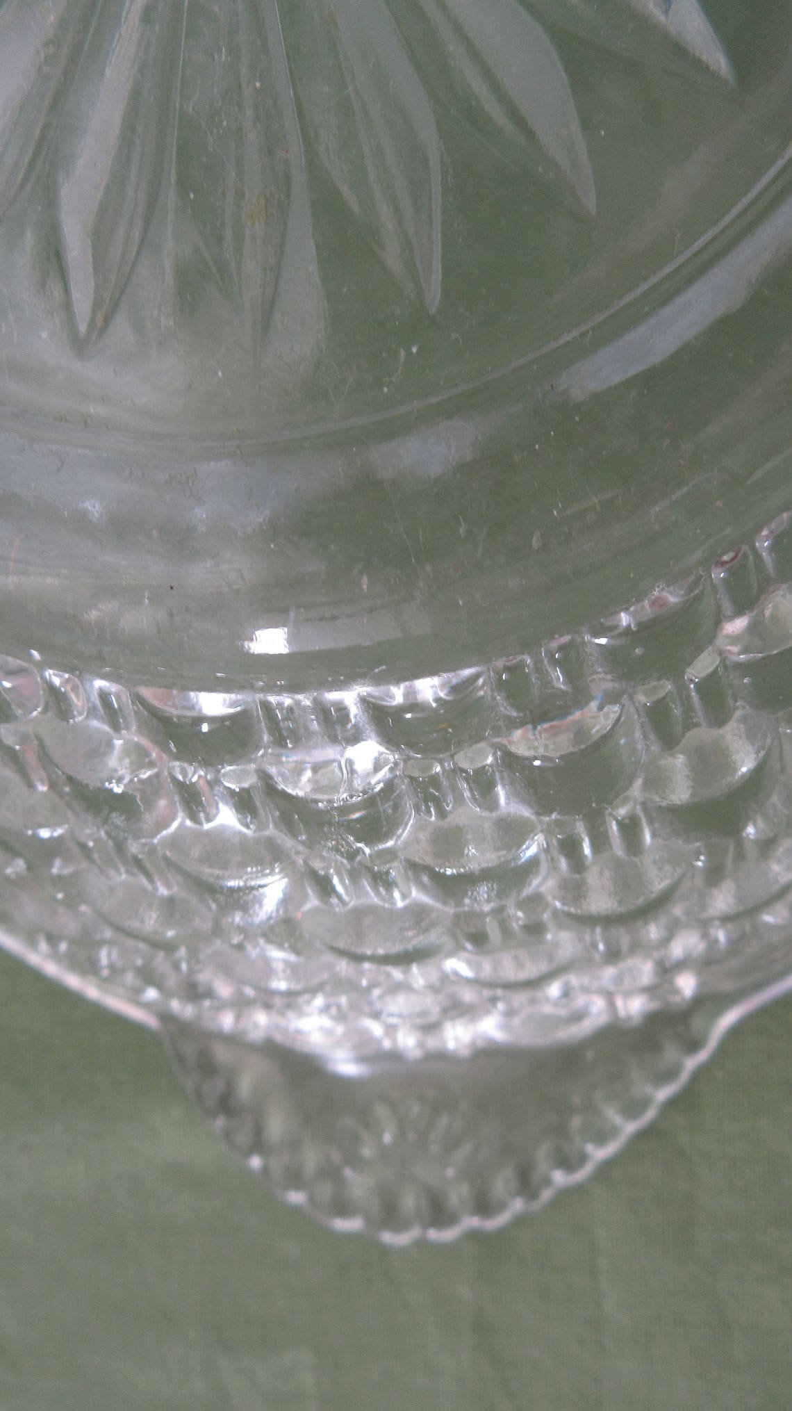 Vintage Gift. Clear Glass Decorative 1940 Bowl. Trifle Dish. Etsy