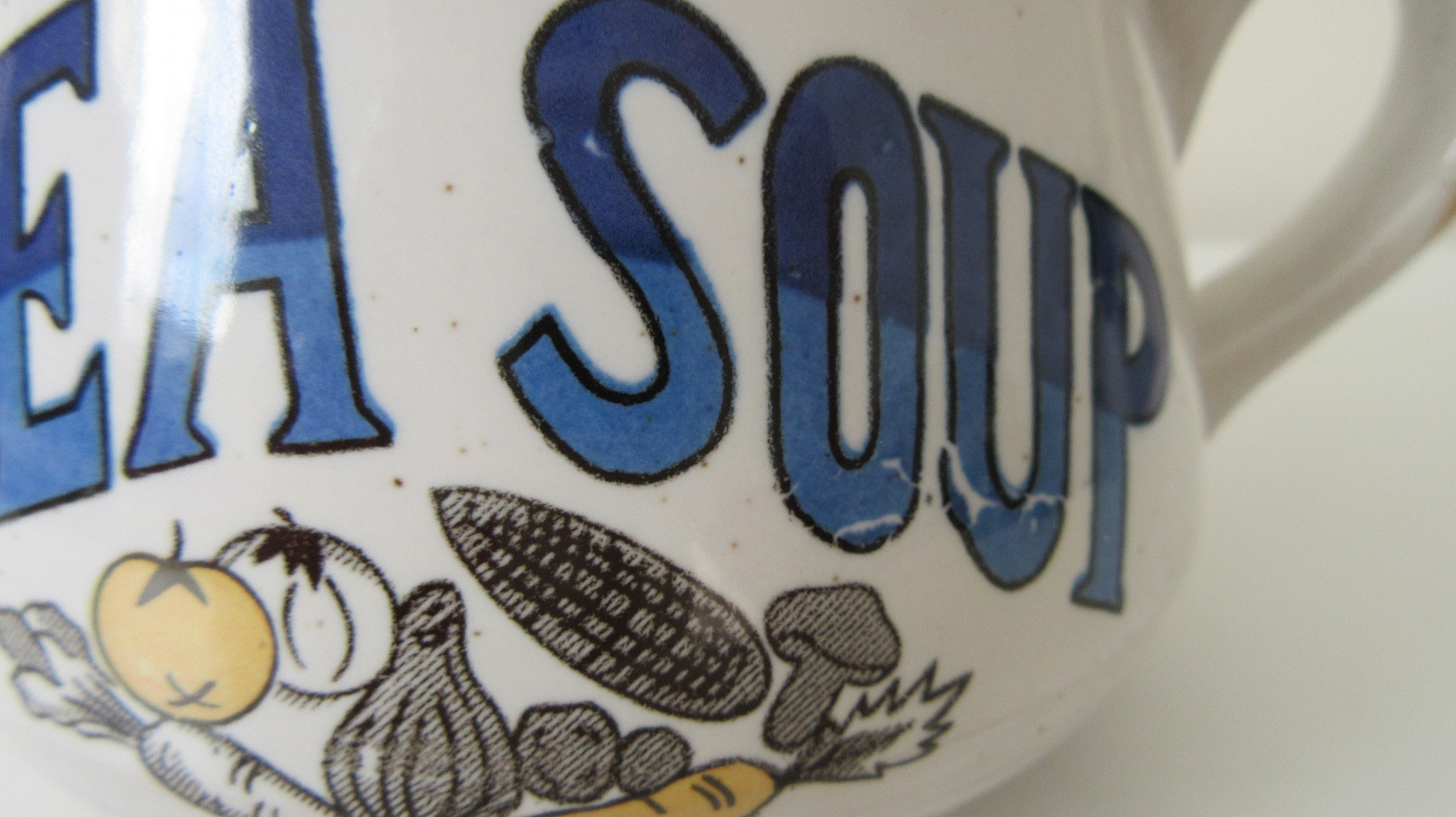 Retro Gift. Retro Soup Mugs. Vintage Gift. Vintage Soup Mugs. Etsy