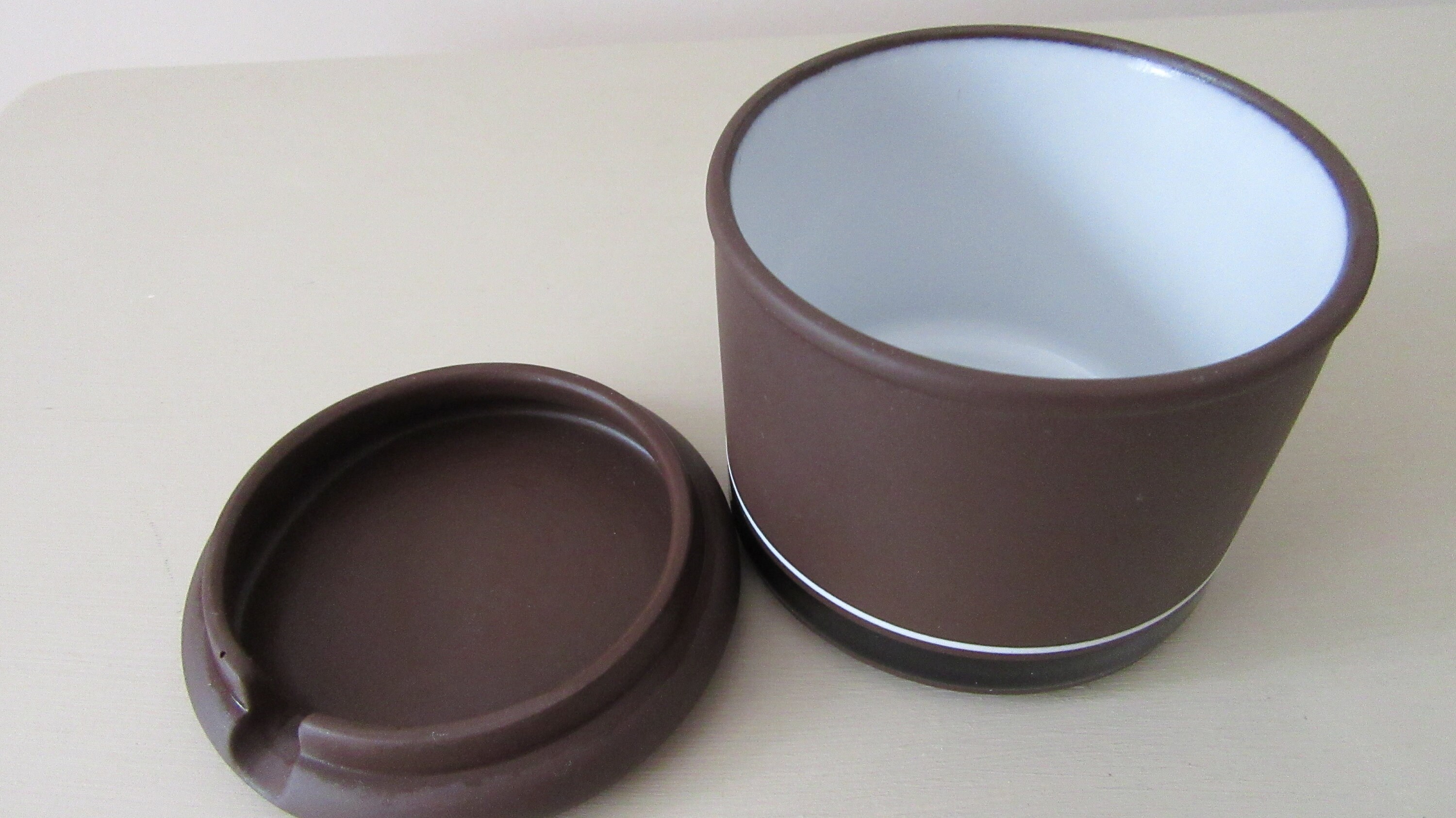 Hornsea Pottery. Retro Hornsea Contrast Sugar Pot. Hornsea Etsy UK