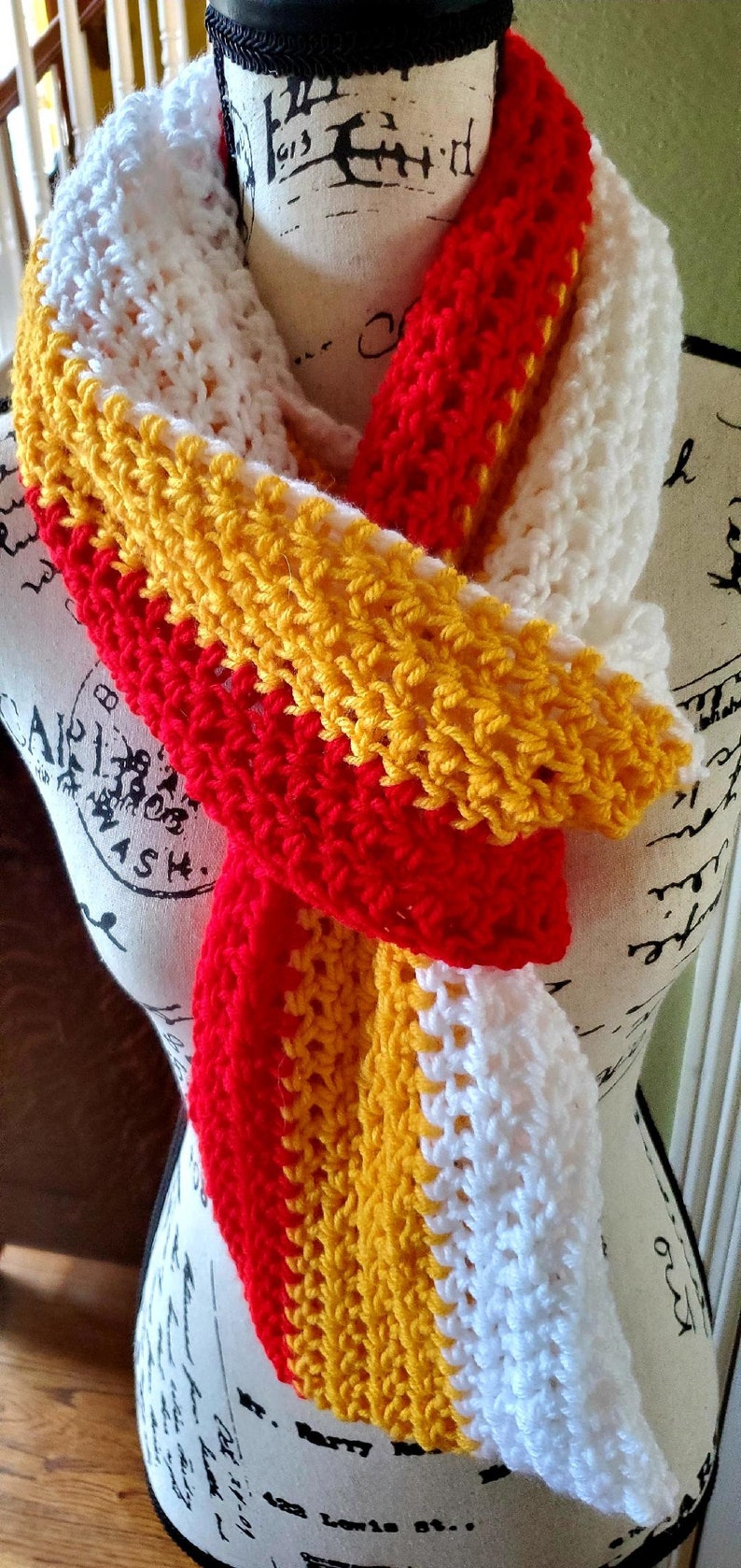 Kansas City Chiefs-inspirerad oändlig halsduk bild 2