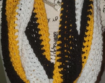 Pittsburgh Steelers-inspirerad oändlig halsduk