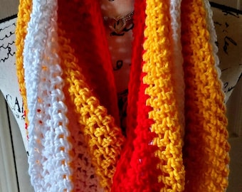 Kansas City Chiefs Inspired Infinity Scarf